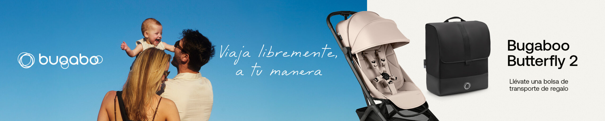 Bugaboo Butterfly 2. Viaja libremente, a tu manera. Llévate una bolsa de transporte de regalo